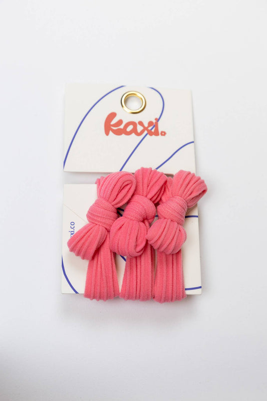 KAXI Nylon Bow Slick Back Hair Ties