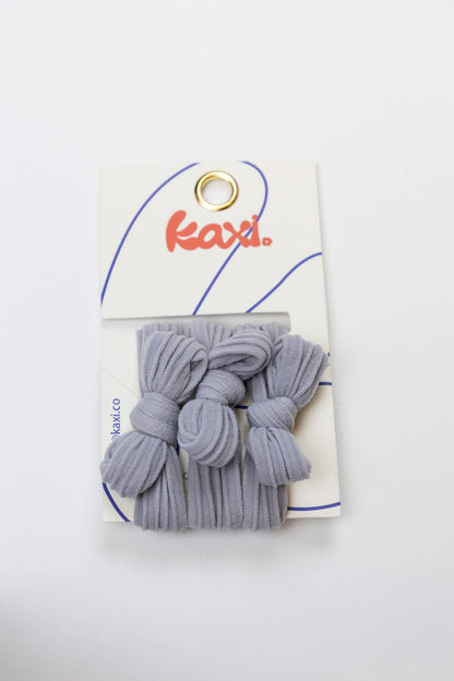 KAXI Nylon Bow Slick Back Hair Ties