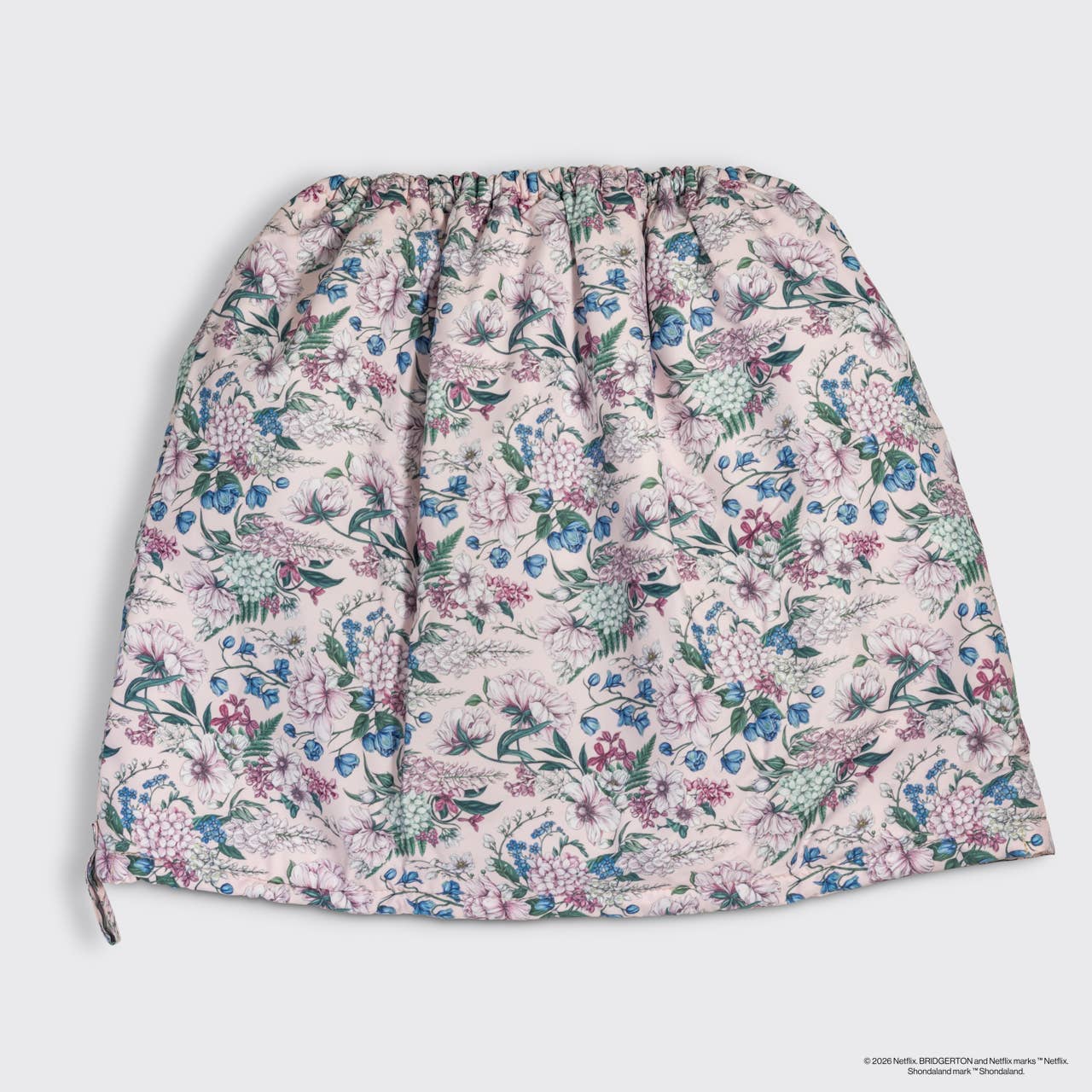 Bridgerton Satin-Lined Flexi Shower Cap in Wisteria
