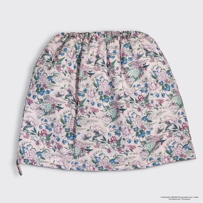Bridgerton Satin-Lined Flexi Shower Cap in Wisteria