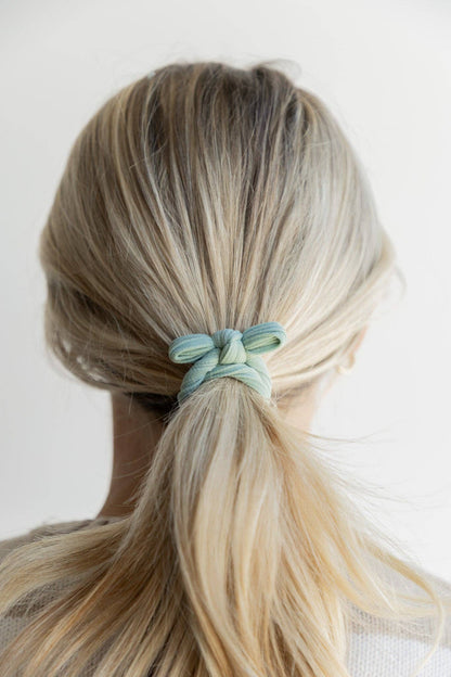 KAXI Nylon Bow Slick Back Hair Ties