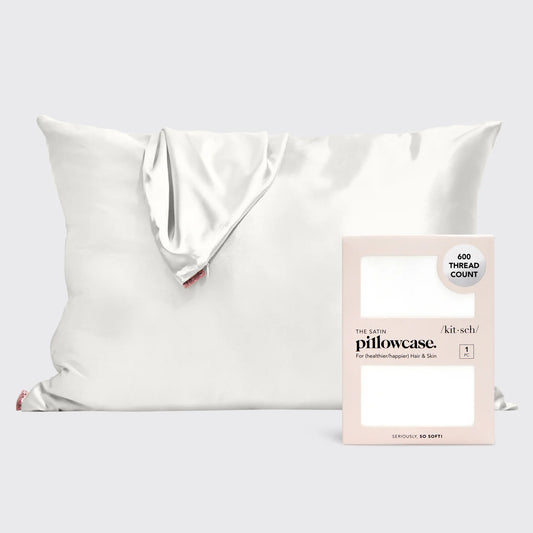 Satin Pillowcase- Ivory