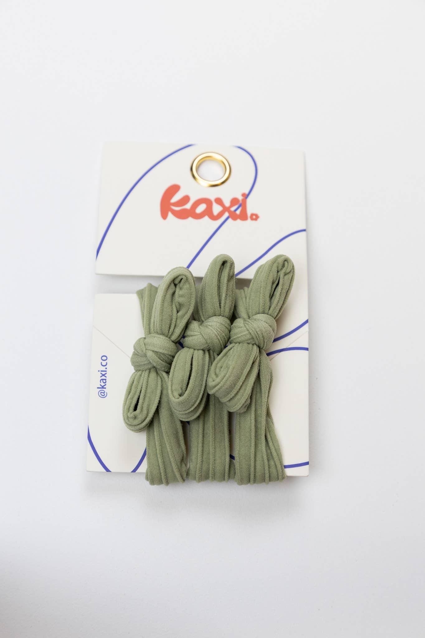 KAXI Nylon Bow Slick Back Hair Ties