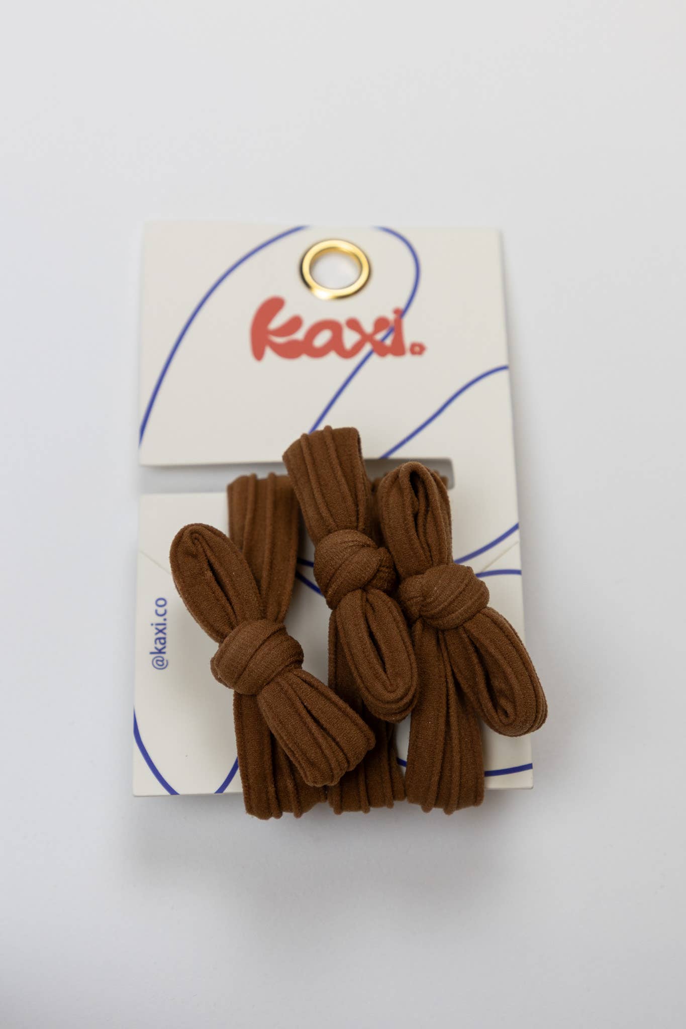 KAXI Nylon Bow Slick Back Hair Ties