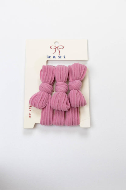 KAXI Nylon Bow Slick Back Hair Ties