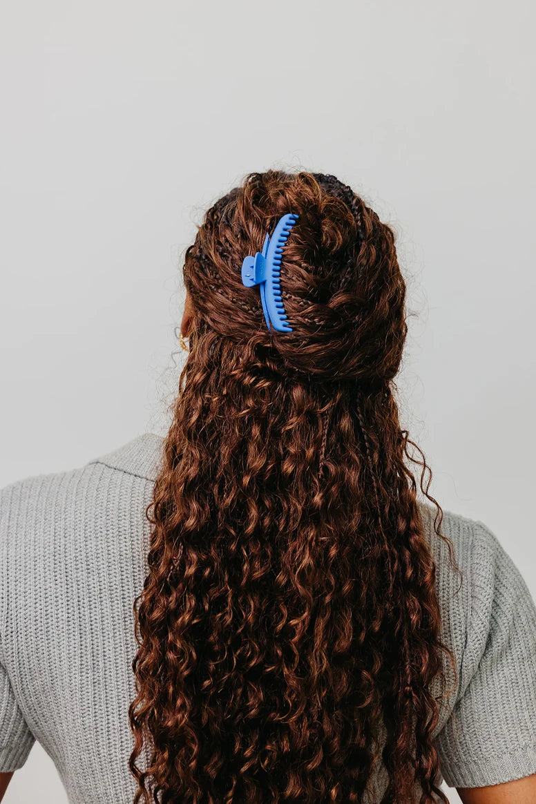 KAXI Matte Midi Hold Everything Claw - Royal Blue