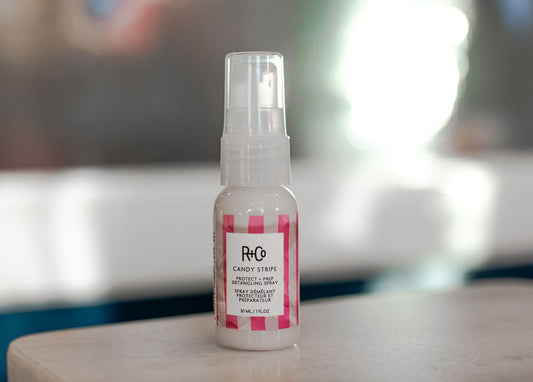 Candy Stripe Protect + Prep Detangling Spray Mini
