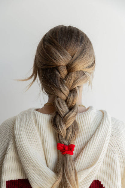 KAXI Nylon Bow Slick Back Hair Ties